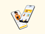 do figma mobile app design, app UI UX, app store mockup