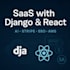 build full stack saas using django and react with ai, stripe, oauth, AWS deploy