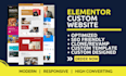 design and develop wordpress elementor pro website