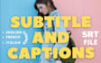 create subtitles from english to french italian and german