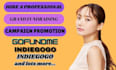 create crowdfunding campaign, promote gofundme kickstarter, grant fundraising