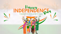 design independence day flyer for 14 or 15 august