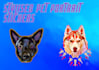 design a fun fantasy character sticker sheet