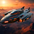 create a sci fi spaceship model