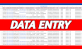 do data entry in low price