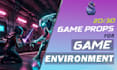 design 2d and 3d game props for game environment