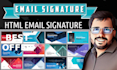 design and code modern HTML email signature