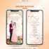 create stunning digital caricature wedding invitations
