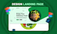 design professional landing page or website ui design
