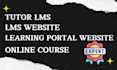design elearning website tutor lms online course with elementor
