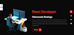 your frontend web programmer, react js javascript, python
