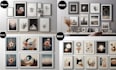 wall frame canvas mockups for your artwork