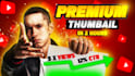 create your great youtube thumbnail in 1 hour
