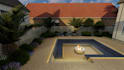 do landscape design, garden, backyard, swimming pool and render images