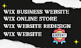 build or redesign wix business website or wix online store or wix website