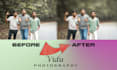blur the background and quality color retouch of your normal low quality photos