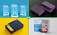 do packaging box design, mailer box, product box design, and 3d mockup
