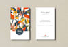 provide unique vertical business cards design