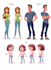 design cute childrens book characters with expressions