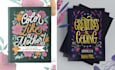 design a custom hand lettered book cover with unique illustrations