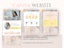 create customized editable websites using canva