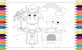 draw coloring book pages for children