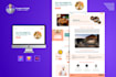 do website UI design in figma, web UI UX, figma pro