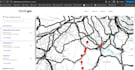 create travel route map image and video