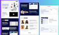 redesign website ui, figma ui design, landing page