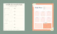 design hyperlink planner, journals, and logbook