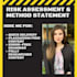 prepare incredible risk assessment, method statement