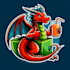 do dragon , juies , mascot logo design
