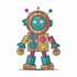 make professional wooden robot logo design