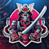 do make samurai, robot, sword, warrior, fighter, knight, mascot logo design