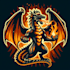 do make dragon , animal, fire head, cute dragon  mascot logo designs