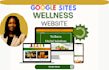 build a website for your wellness brand using google sites