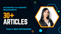 write 30 humanize and unique SEO articles for google adsense approval
