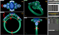 do 3d cad model jewelry design
