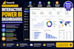 do data analysis and visualization in python, excel and sql with dashboard