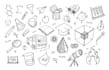 draw a custom hand drawn wall art in doodle style