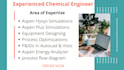 do aspen hysys, plus and pid tasks for chemical process engineering