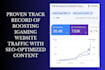 be your exclusive igaming seo content writer