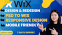 do wix website design redesign wix landing page  wix web seo