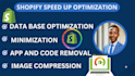 optimize the speed of your shopify store and improve its shopify score