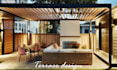 design landscape, garden or outdoor environment, 3d modeling