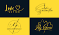 design 5 handwriting, cursive, script, signature logo