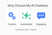 create a custom chatbot to automate your business