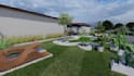 design backyard, frontyard with landscape rendering