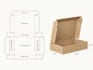 design custom packaging box and dieline template