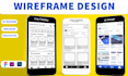 create mobile app design UI UX design mockup design in figma